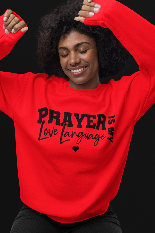 Red w/ Black Prayer is my Love Language